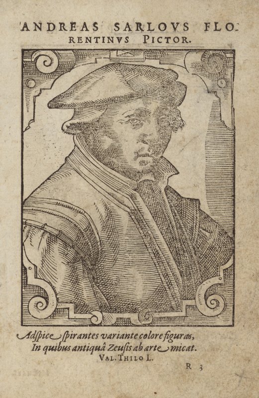 Portræt af Andreas Sarlous af German School