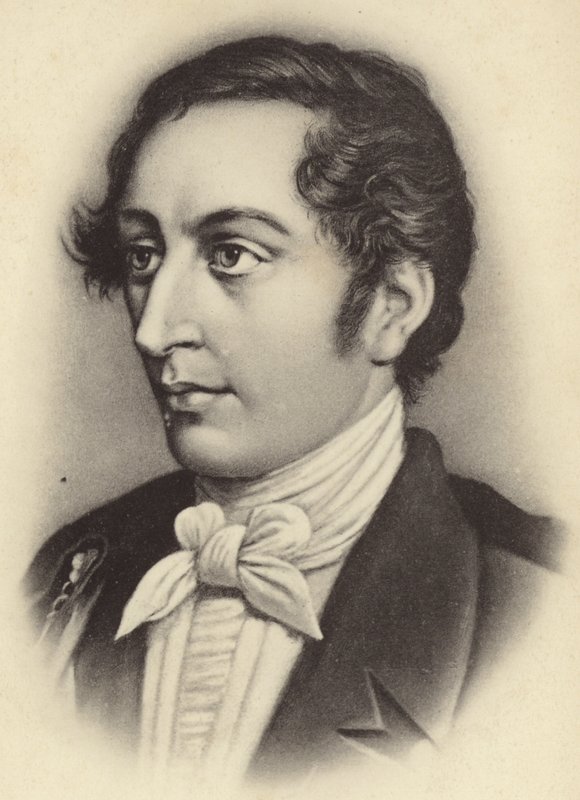 Portræt af Carl Maria von Weber af German School