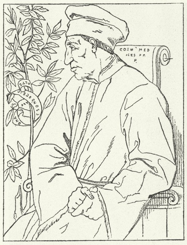 Portræt af Cosimo de