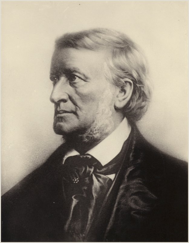 Portræt af Richard Wagner af German School