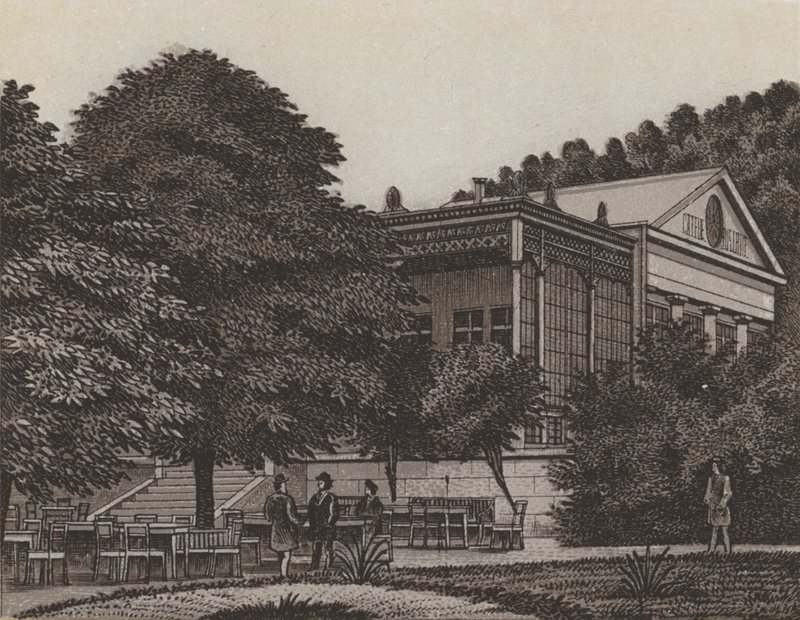 Posthof (litho) af German School