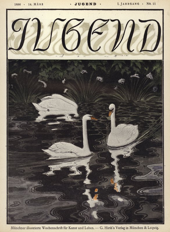 Swans on a lakedani af German School