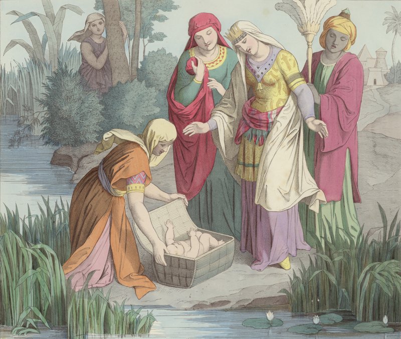 Det spæde Moses er fundet af German School