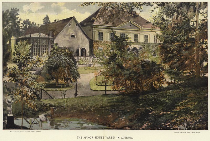 Herregården Varzin i efteråret af German School