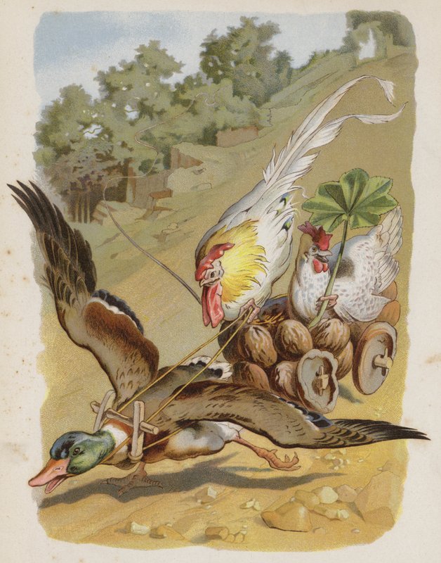 Pakken Ragamuffins (chromolitho) af German School