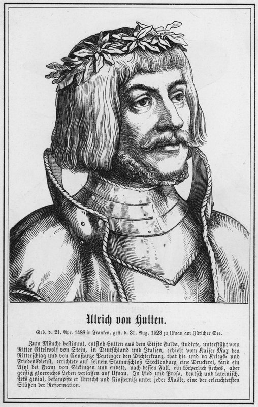 Ulrich von Hutten (gravering) af German School