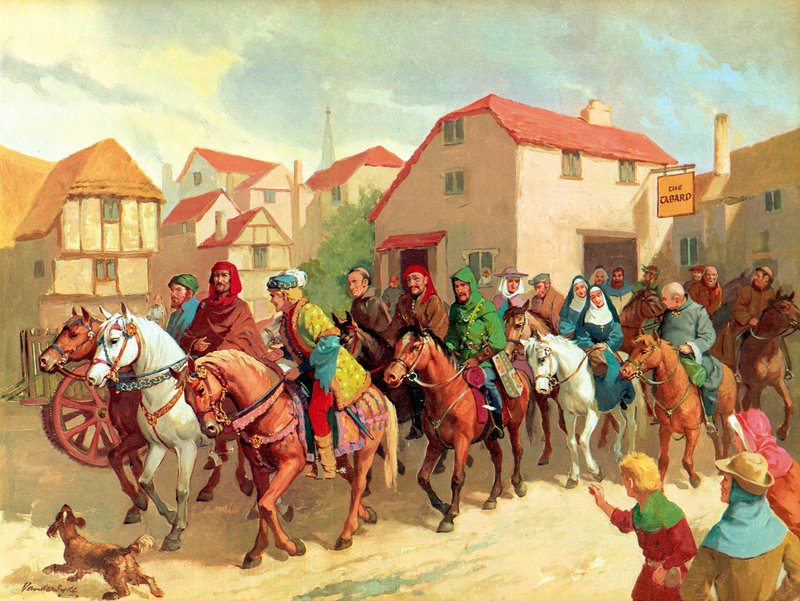 Chaucers pilgrimme af Gerritt Vandersyde