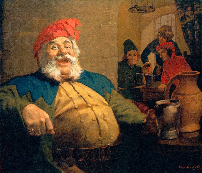 Sir John Falstaff af Gerritt Vandersyde