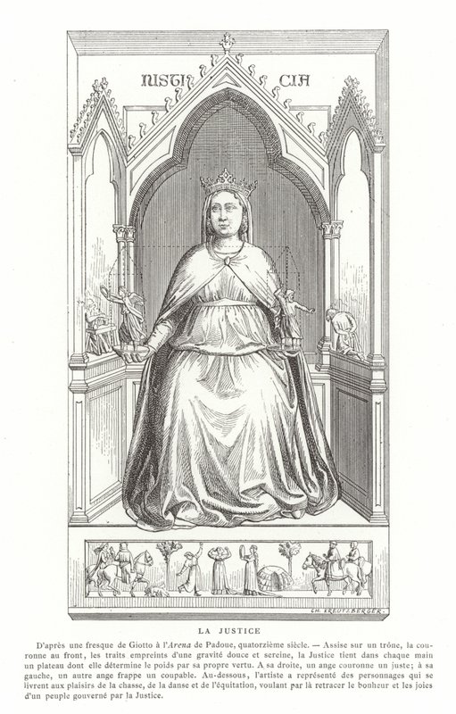 Retfærdighed af Giotto di Bondone