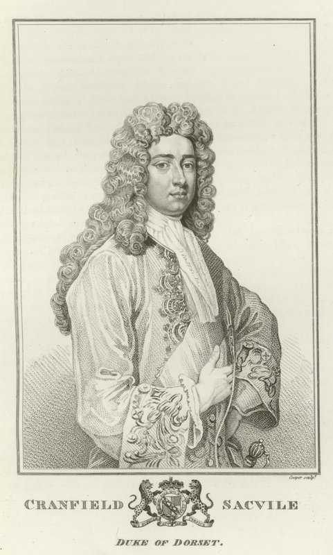 Cranfield Sacvile, hertug af Dorset af Godfrey Kneller