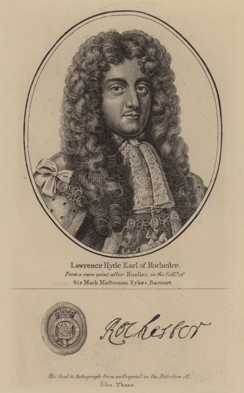 Laurence Hyde af Godfrey (after) Kneller