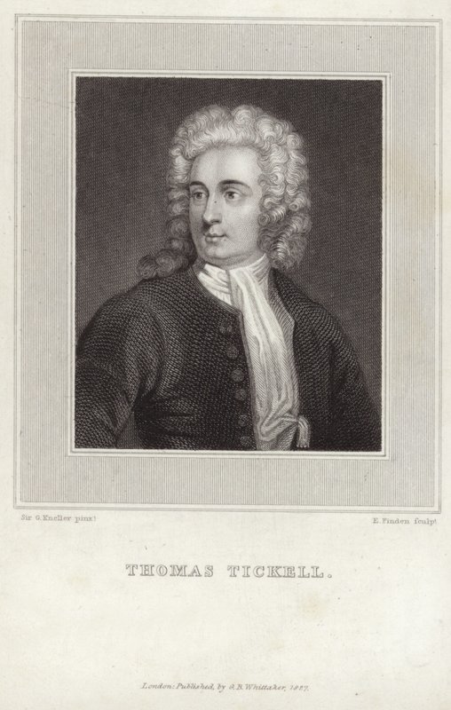Portræt af Thomas Tickell af Godfrey Kneller