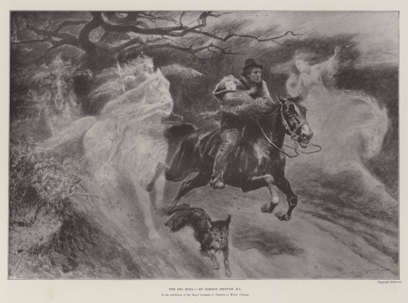 Erl Kongens gravering af Gordon Frederick Browne