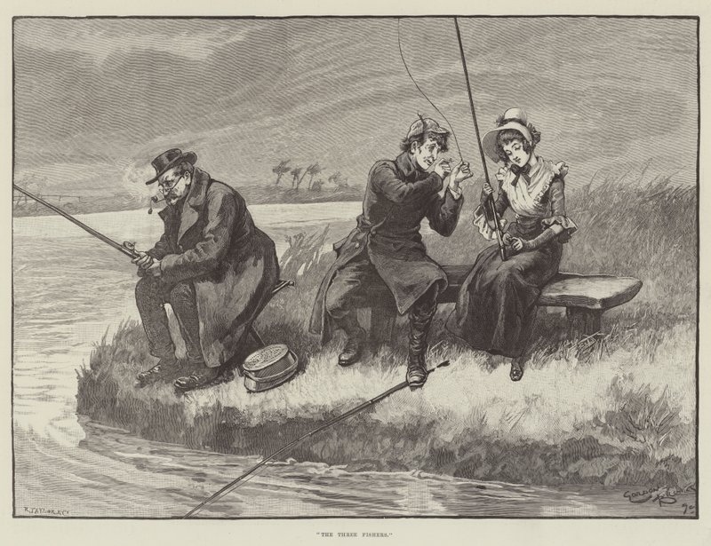 De tre fiskere af Gordon Frederick Browne
