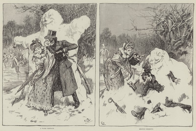 Vinterscener af Gordon Frederick Browne