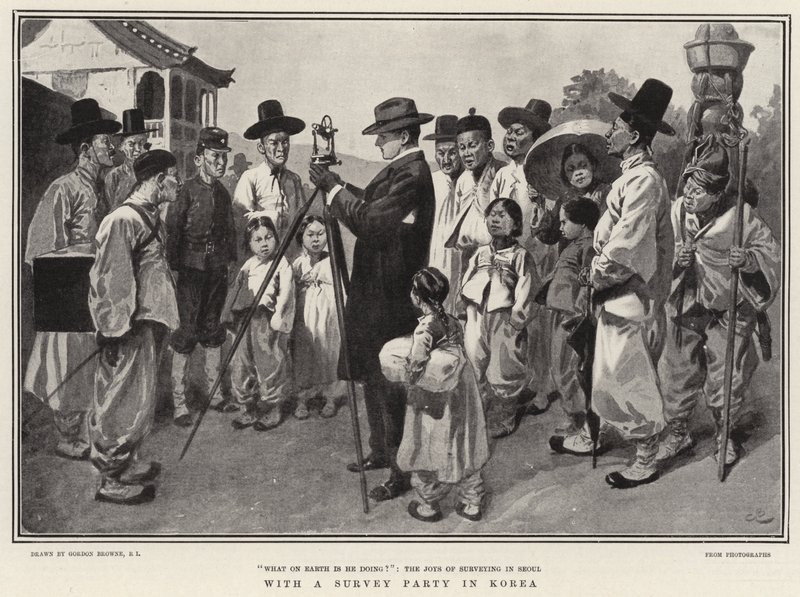 Med en undersøgelsesfest i Korea af Gordon Frederick Browne