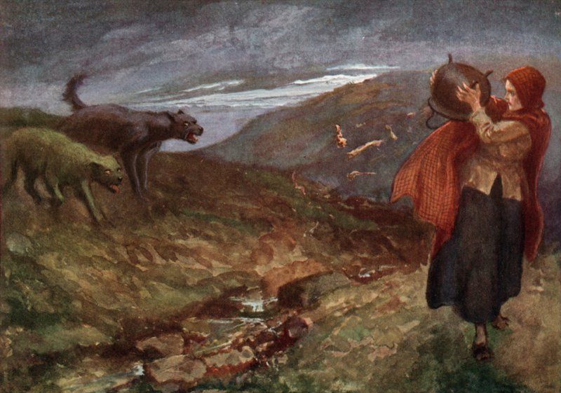 Illustration til Fortællingen om kedlen af Gordon Frederick after Browne