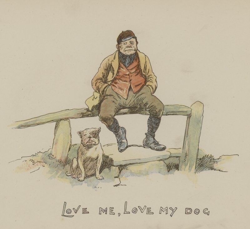 Elsk mig Elsk min hund af Gordon Frederick Browne