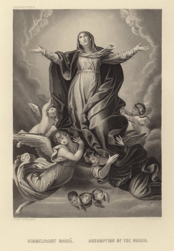 Jomfruens antagelse af Guido Reni