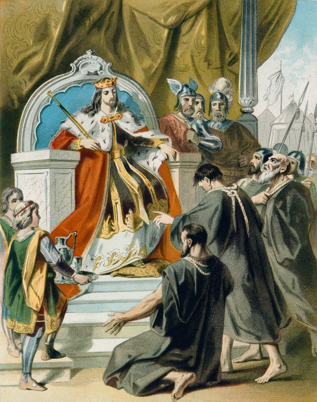 Fangerne før Emmanuel af Gustav Bartsch
