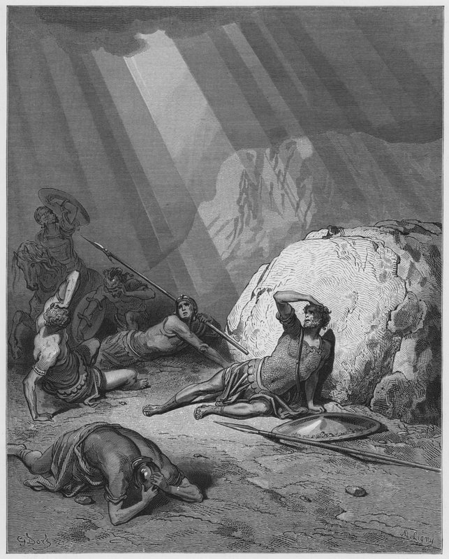 Gustave Dore Bibelen: Omvendelse af S Paul af Gustave Dore