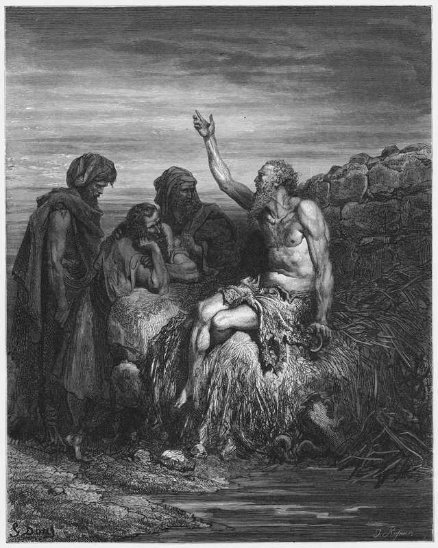 Gustave Dore Bibelen: Job og hans venner af Gustave Dore