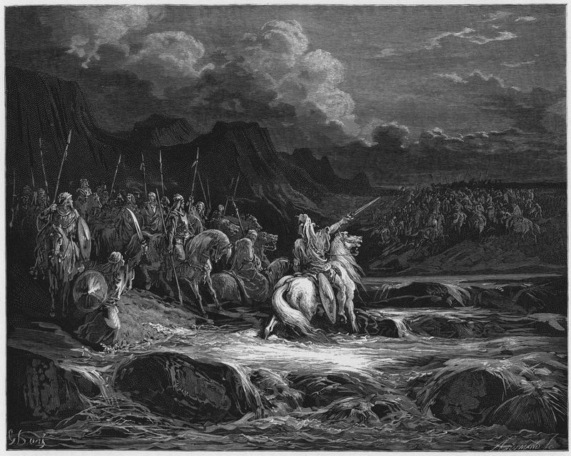 Gustave Dore Bibelen: Judas Maccabeus forfølger Timotheus af Gustave Dore