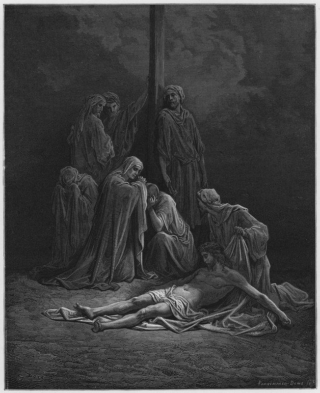 Gustave Dore Bibelen: Den døde Kristus af Gustave Dore