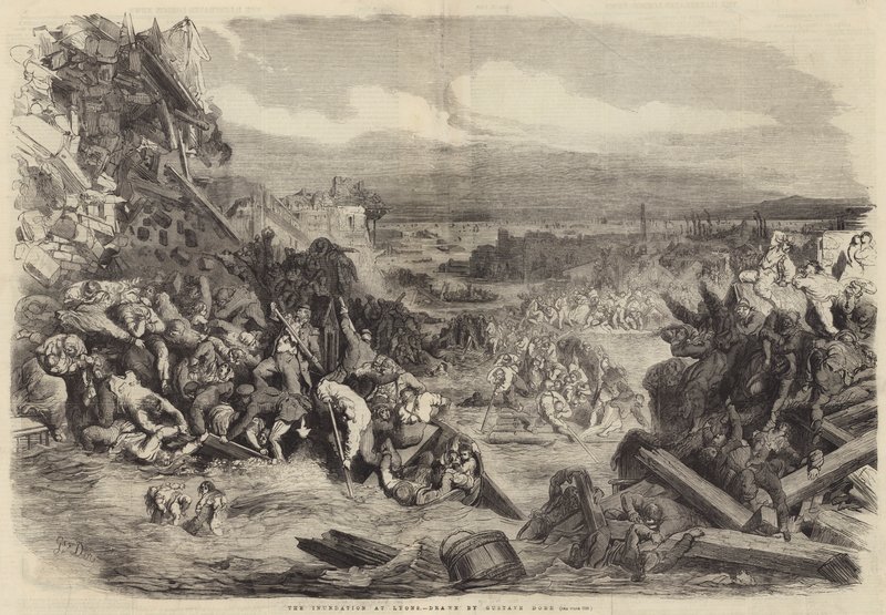 Oversvømmelsen ved Lyons af Gustave Dore