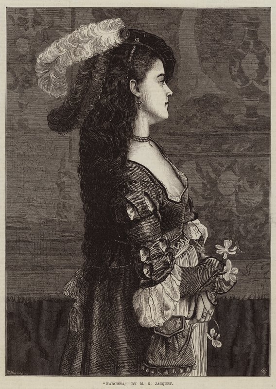 Narcissa af Gustave Jacquet