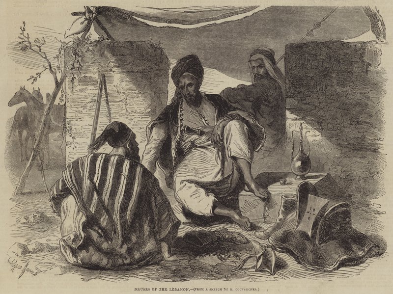 Druser i Libanon af Gustave Janet