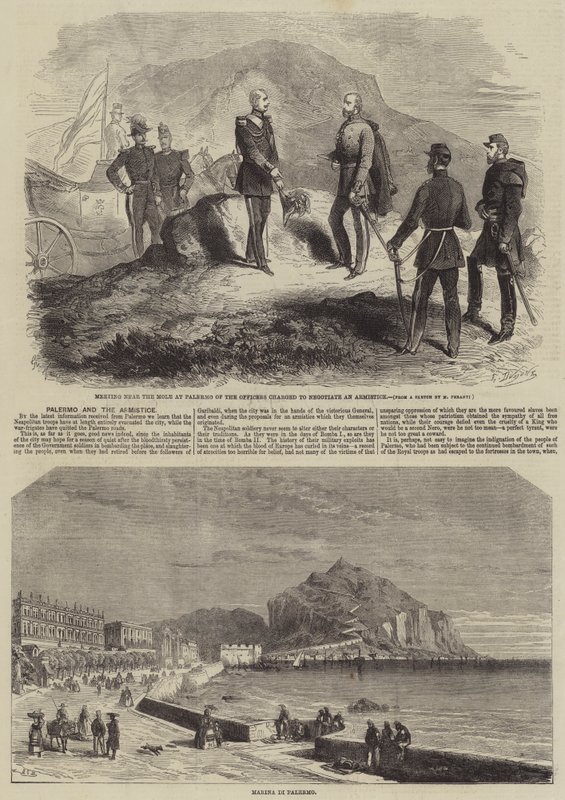 Palermo og våbenhvilen af Gustave Janet