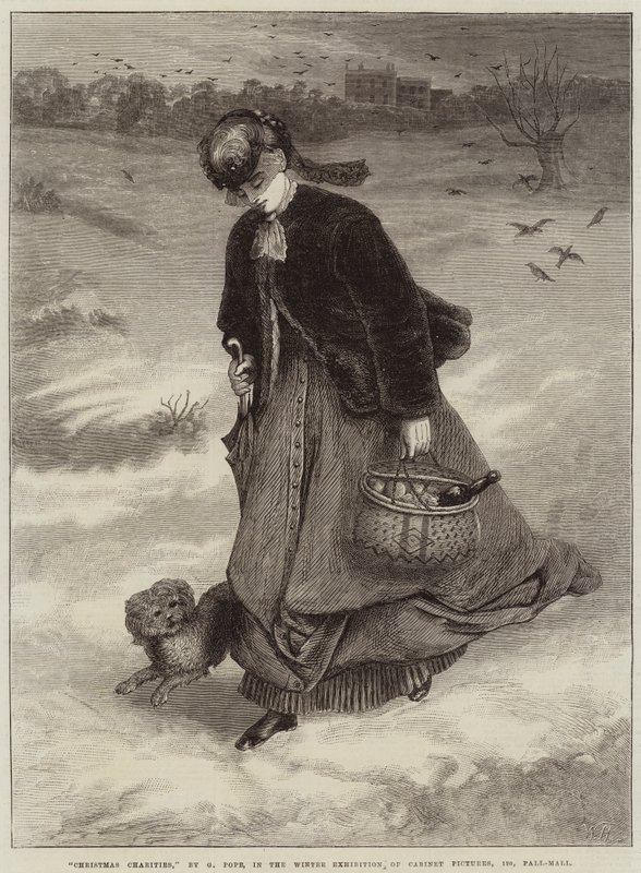 Jul velgørenhed af Gustave Pope