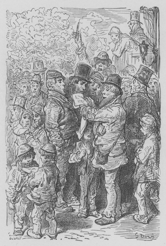 Ved Derbyet, Programkøbmanden af Gustave after Dore