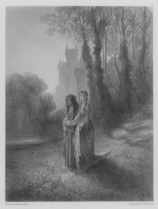 Enid og grevinden af Gustave after Dore