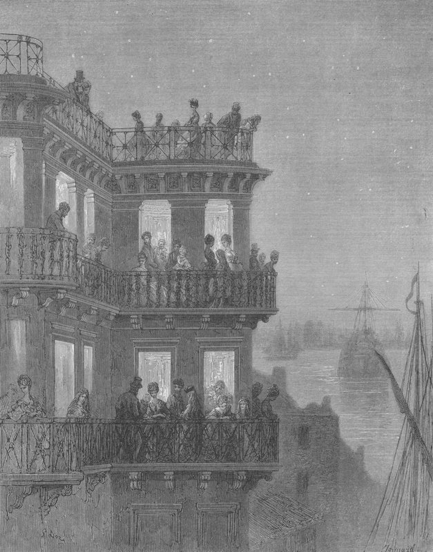 Greenwich, i løbet af sæsonen af Gustave after Dore