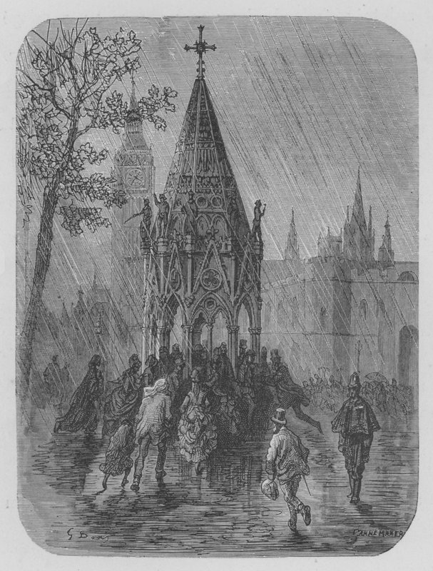 Det regner af Gustave after Dore