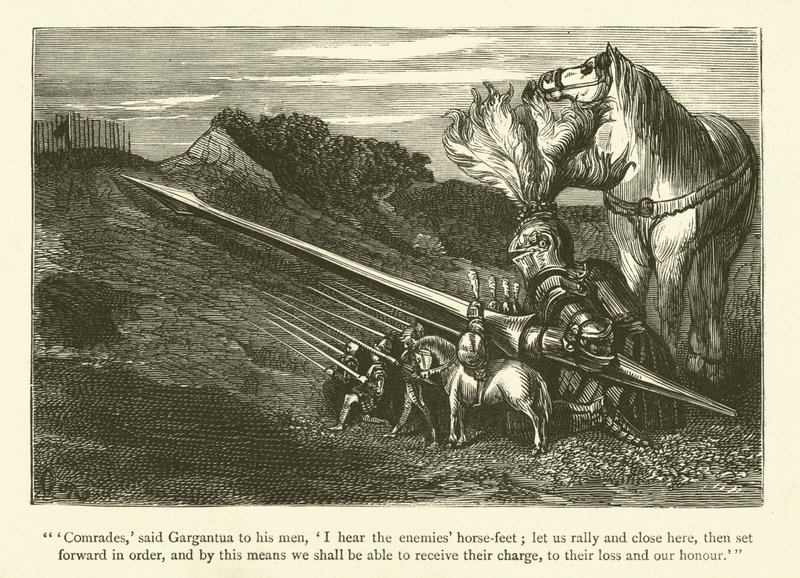 Illustration til Rabelais værker af Gustave after Dore