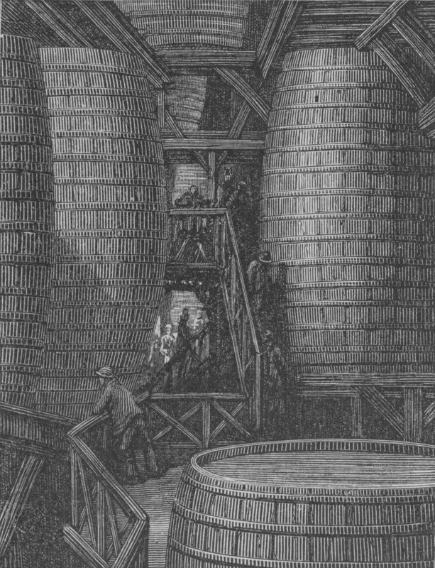 Inde i Bryggeriet af Gustave after Dore