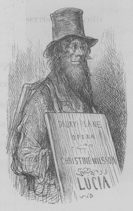 Det omrejsende kontor af Gustave after Dore