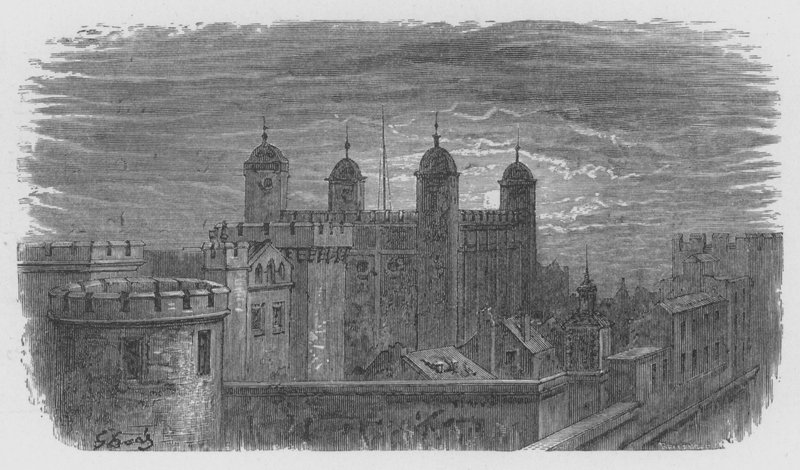 The Tower of London af Gustave after Dore