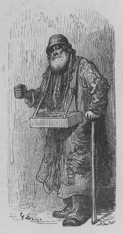 Tændstikshandleren af Gustave after Dore