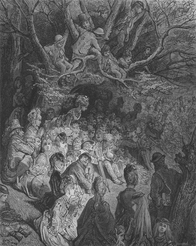 Parterre og paradis af Gustave after Dore