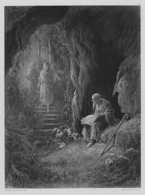Hulescenen af Gustave after Dore