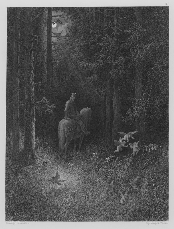 De glade ånder af Gustave after Dore