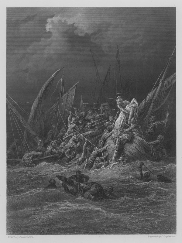 Havkampen af Gustave after Dore