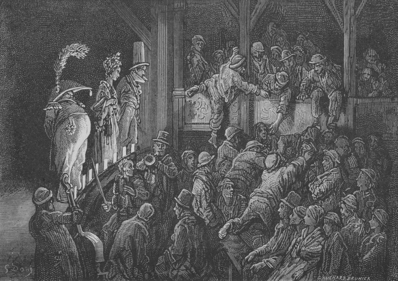 Populært teater af Gustave after Dore