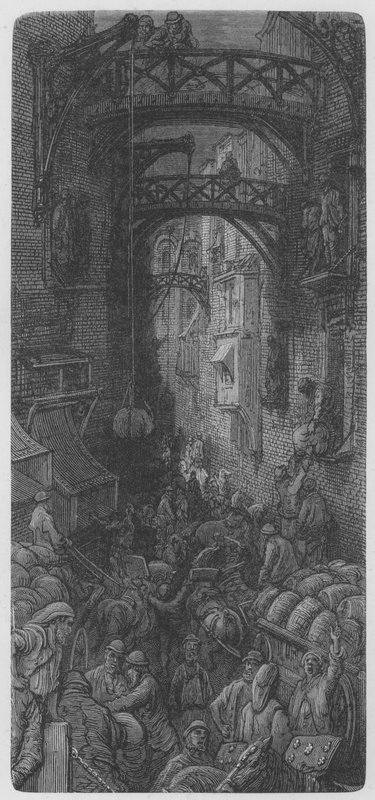 En travl gade af Gustave after Dore