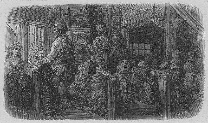 Et værtshus af Gustave after Dore