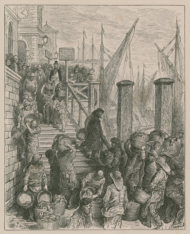 Billingsgate af Gustave Dore